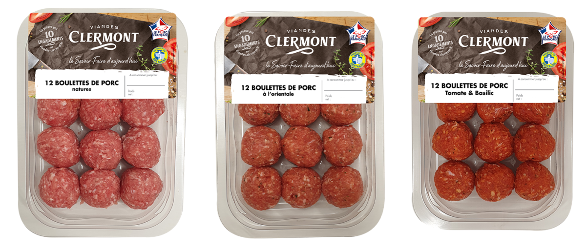 Nouveauté Viandes CLERMONT : les boulettes de porc