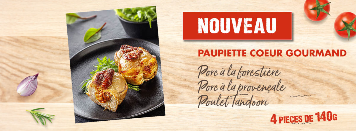PAUPIETTE DE PORC COEUR GOURMAND