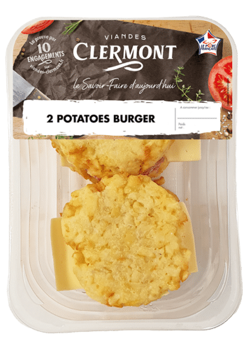 Potatoes burger Viandes Clermont 