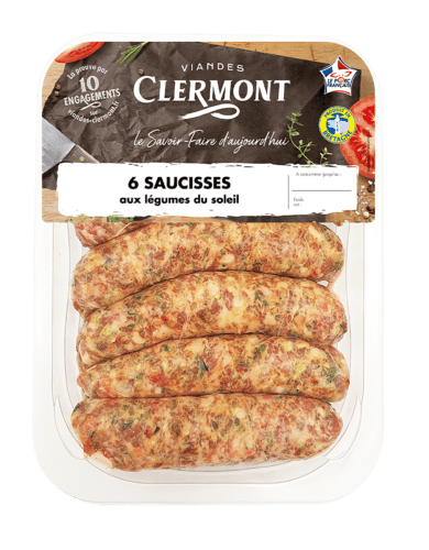 Saucisse aux légumes Clermont