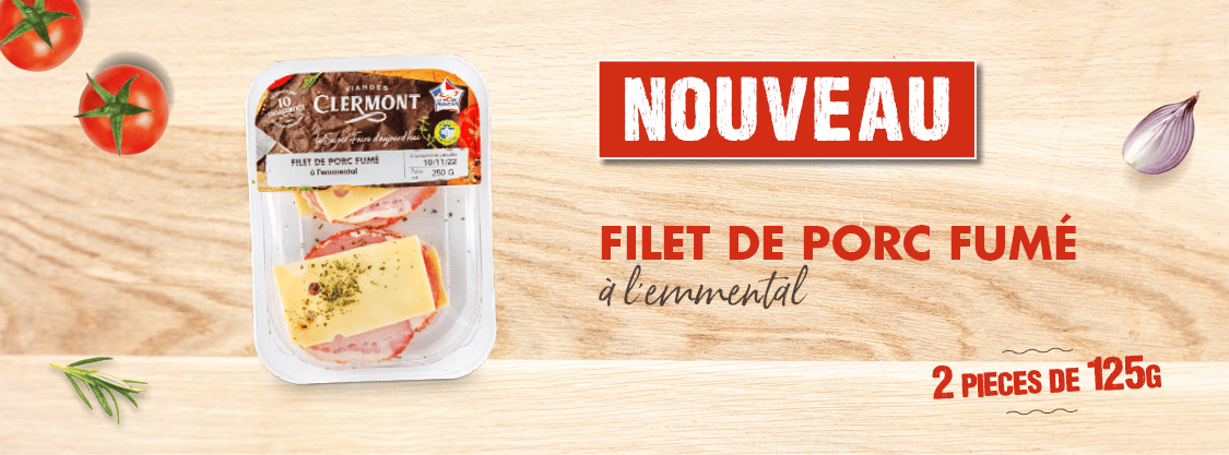 Filet de porc fumé à l'emmental